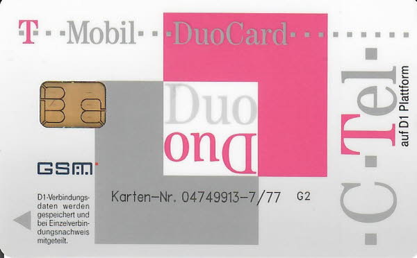Deutschland: T-Mobile DuoCard