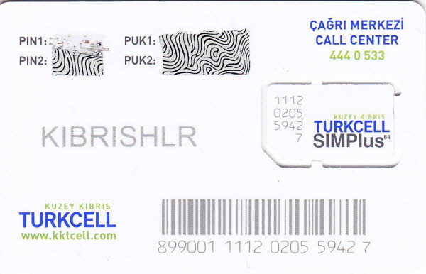 Zypern: "KKTC" Turkcell (KKTCELL)
